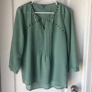 🚨2 for $20🚨 Charlotte Russe Sheer ¾-Sleeve Top